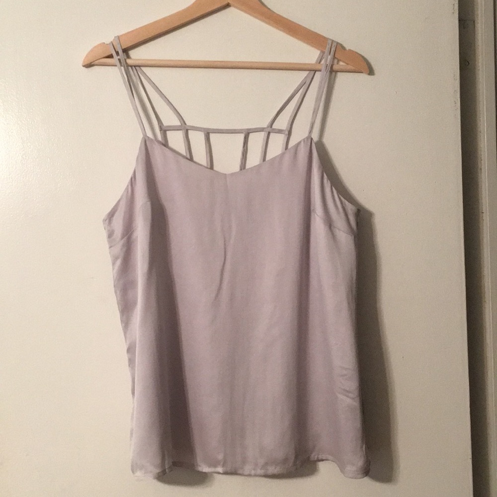 New Banana Republic lavender silk top